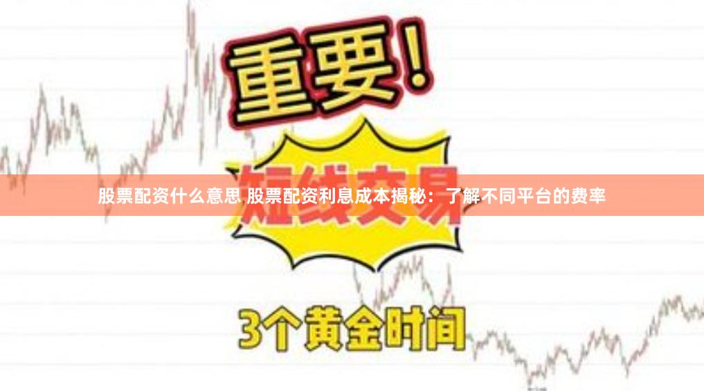 股票配资什么意思 股票配资利息成本揭秘：了解不同平台的费率